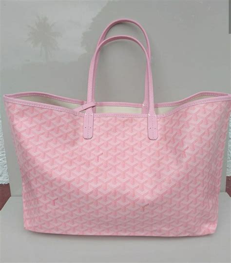 light pink goyard bag